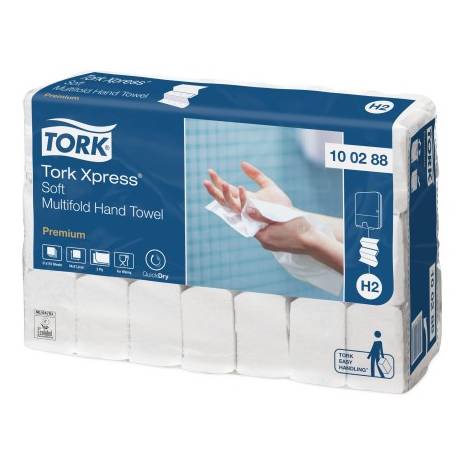 TORK PREMIUM HANDDOEKJES SOFT INTERFOLD (100288) 21 x 34 cm