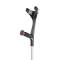 CRUTCHES ALU BLACK/alu - ADULTS - 17 mm max 140 kg