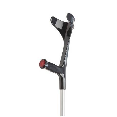 CANNE-BEQUILLE ALU - standard - poignée noir/alu - 17 mm max 140 kg