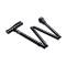 CANNE N 10 PLIABLE QUATTRO NOIR 83/92 cm max 100 kg