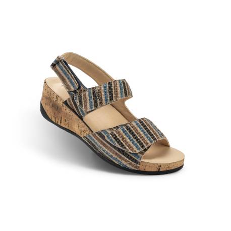 MONICA RAYURE BLUE PODARTIS (SRW60003B11) S: 34, W: 11
