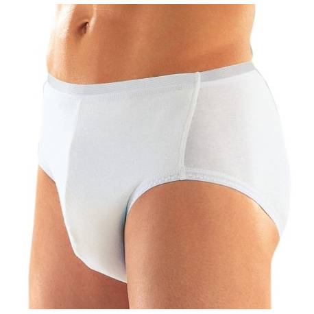 SLIP 1242 TRICOT CO/PES/PU HOMME BLANC 6 (CIRCONF 105-112 CM)