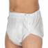 SLIP 1250 001 PVC WIDE/BUTTONS WHITE XLARGE (48/50/52)