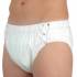 SLIP 1312 001 PVC WIDE/BUTTONS UNISEX WHITE SMALL (36/38)