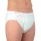 SLIP 1312 001 PVC BREED/DRUKKNOP UNISEX WIT MEDIUM (40/42)