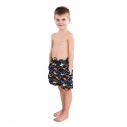 SWIM SHORTS BOY 1534 SLIP PE, BLACK 122-128 (CIRC. 49-61CM)