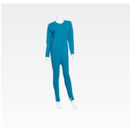 CARE OVERALL 4701 - ZIPPER IN BACK+LEGS, PETROL LARGE 