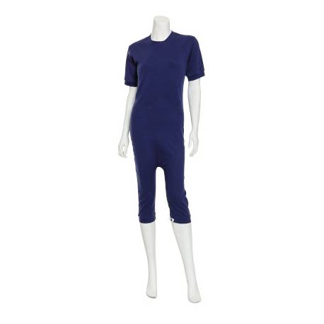 SALOPETTE 4702 - FERMETURE DOS+JAMBE, 1/2BRAS & JAMBE, BLEU LARGE 