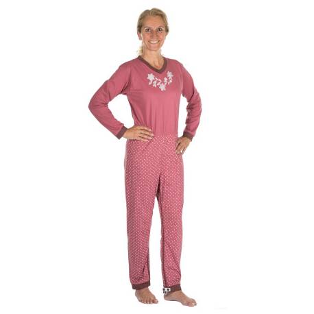 SALOPETTE 4717 - FERMETURE DOS+JAMBE, BRAS & JAMBE, CERISE LARGE