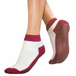 SOCKS ANTI SLIP 4820 UNISEX - BURGUNDY 35/38