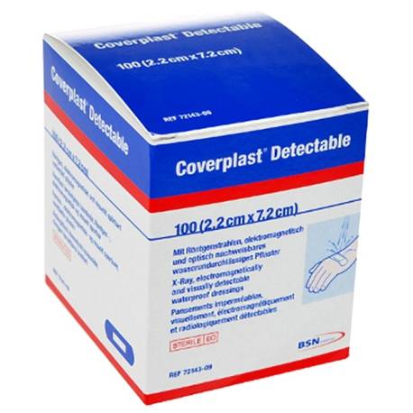 LEUKOPLAST DETECTABLE 2.2 x 7.2 cm