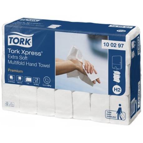 TORK PREMIUM HANDDOEKJES EXTRA SOFT INTERFOLD H2 21 x 34 cm