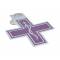 PLEXI PLATE: KINE CROSS - with suction cup
