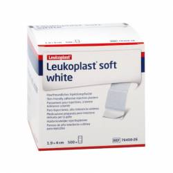 LEUKOPLAST SOFT WHITE INJ 500st 19 X 40 mm