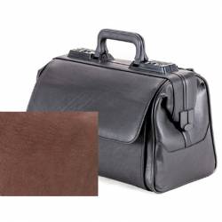 RUSTICANA leder bruin waterbuffel (8051) + 2 voortassen 38 x 21 x 27