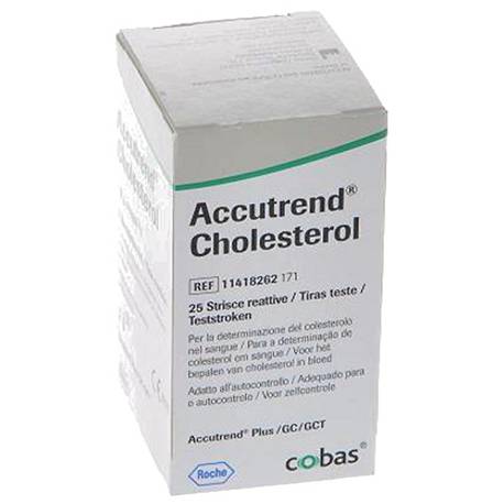 STRIPS ACCUTREND CHOLESTEROL ( 25 )