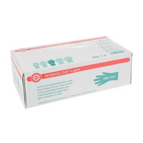 GANTS LATEX (sans poudre) NOBAGLOVE MEDIUM