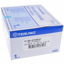 TERUMO 1 ml TUBERCULINE + 26 G X 1/2 0,45 x 13