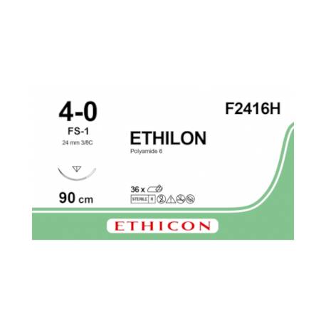 ETHILON 4/0 FS-1 F2416H 24 mm 90 cm