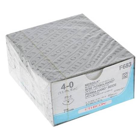 MERSILK 4/0 F 683 19 mm 75 cm
