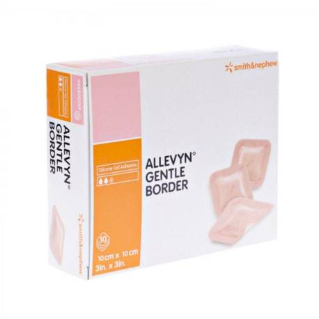 ALLEVYN GENTLE BORDER 10 cm x 10 cm