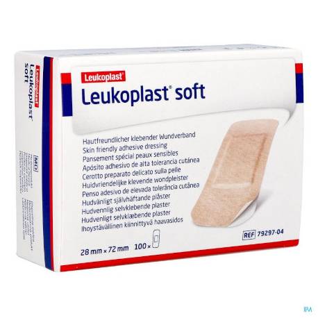 LEUKOPLAST SOFT STRIPS 28 x 72 mm