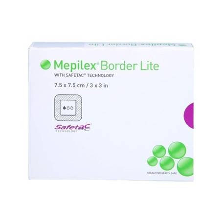 MEPILEX BORDER FLEX LITE- steriel 7.5 x 7.5 cm