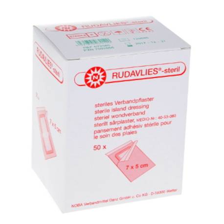 RUDAVLIES - steriel wondverband NOBA 5 x 7 cm