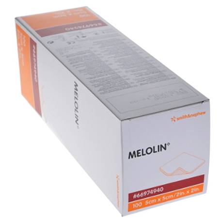MELOLIN - stérile 5,0 x 5,0 cm (100)