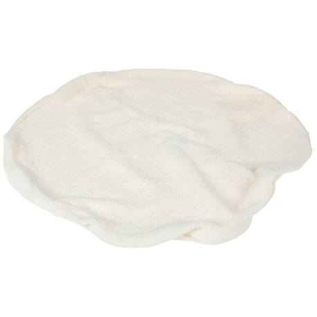 COVER COTTON CUSHION PU ROUND