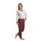 PATIENTOVERALL 4720 - RUG+BENENRITS ARM & BEEN, BORDEAUX XLARGE