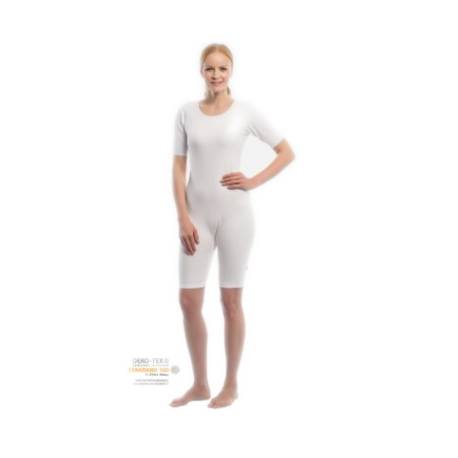 BODY 4697 013 - KORTE ARM+RITS, GRIJS XXLARGE (100 - 130 CM)