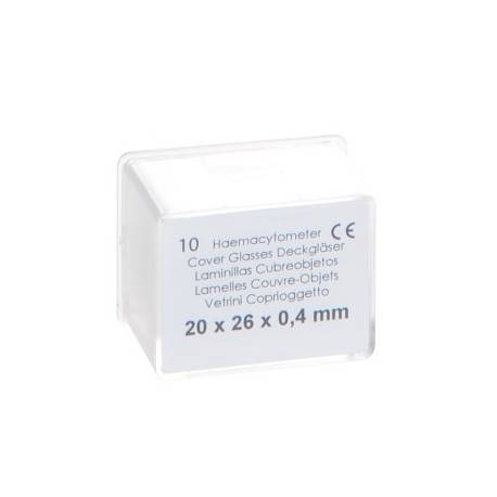 COVERSLIPS FUSHS-ROSENTHAL 20 x 26 mm