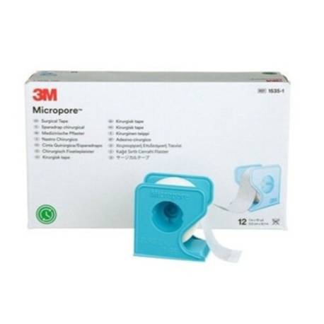 MICROPORE + DISPENSER 2.50 cm