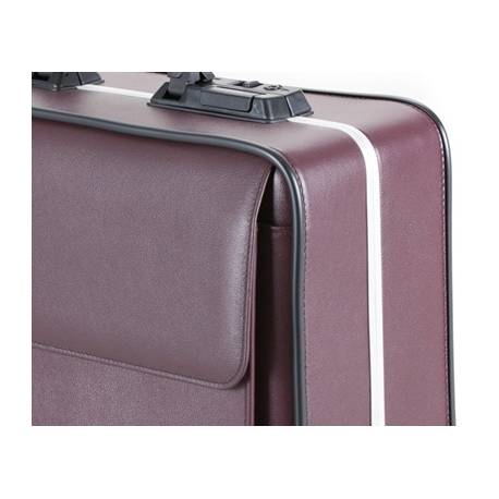 PERFEKT cuir artificiel bordeaux (2165 ) 43 x 16 H x 33 cm