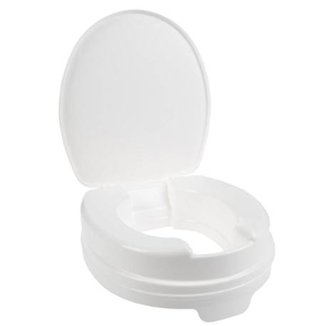 SURELEVATEUR DE TOILETTE AVEC COUVERCLE H 10 cm