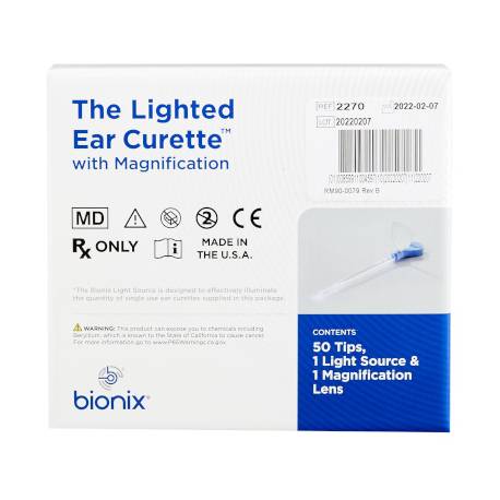 LIGHTED EAR CURETTE REF 2270 50 pieces