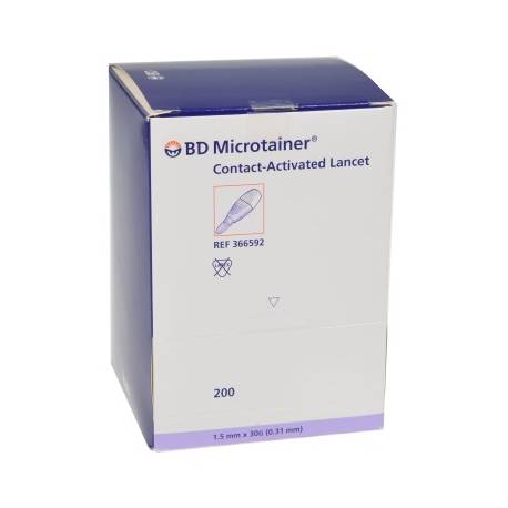 LANCETS MICROTAINER 30 G ( 200 )