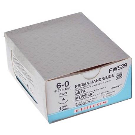 MERSILK 6/0 FW 529 15 mm 45 cm