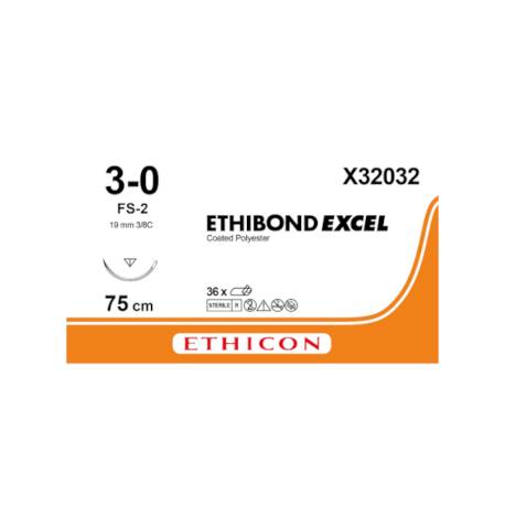 ETHIBOND 3/0 X32032 19 mm 75 cm