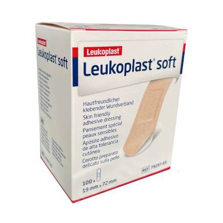 LEUKOPLAST SOFT STRIPS 19 x 72 mm