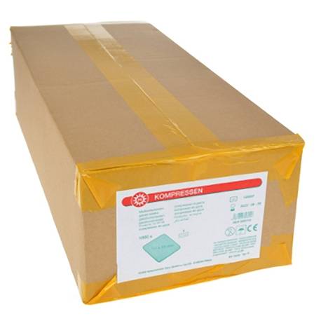 GAUZE SWABS in bulk NOBA 10,0 x 10,0 cm