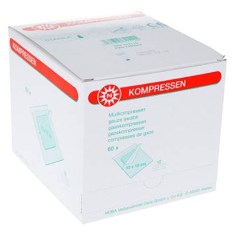 NOBA COMPRESSES - stérile 10 x 10 cm