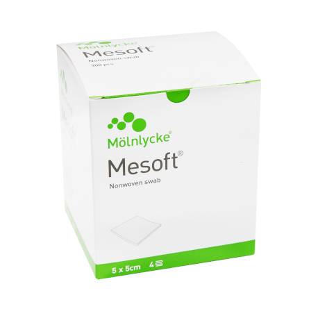 MESOFT non woven kompressen 5,0 x 5,0 cm