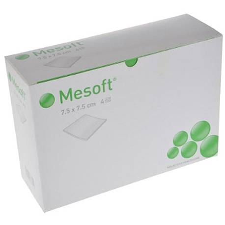MESOFT non woven kompressen 7,5 x 7,5 cm