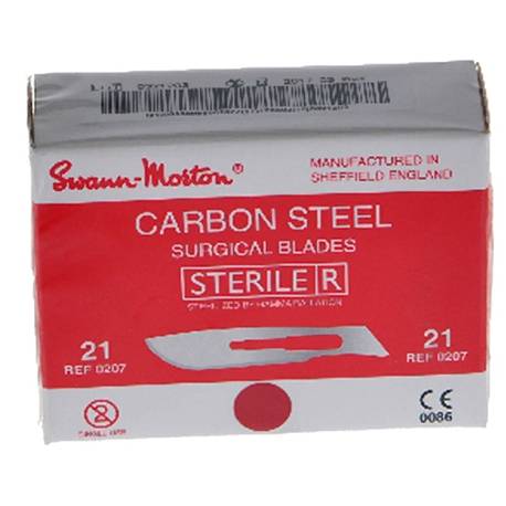 SCALPELS BISTOURI sterile Swann Morton Nr 21 (0207)