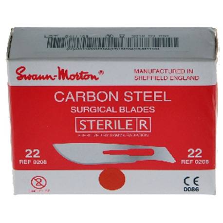 SCALPELS BISTOURI sterile Swann Morton Nr 22 (0203)