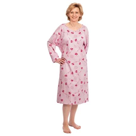 CHEMISE PATIENT 4070 038 DAME - ROSE LARGE-XLARGE