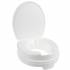 SURELEVATEUR DE TOILETTE AVEC COUVERCLE H 10 cm