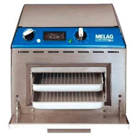 STERILISATOR W/LUCHT MELAG 75 zonder schalen 19x29x 7 cm (binnen)